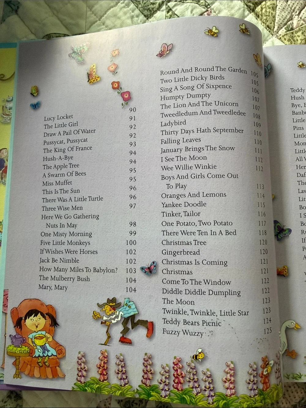 Igloo Blue, Yellow, Green, Purple, Red, Cream Nursery Rhyme Book